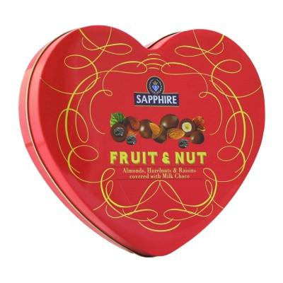 SAPPHIRE FRUIT & NUT MILK CHOCO 160G