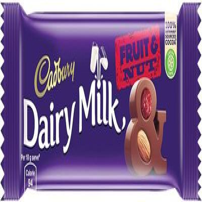 CADBURY DAIRY MILK FRUIT & NUT 36GM