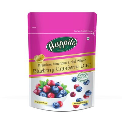HAPPILO BLUEBERRIES CRANBERRY DUET 200G
