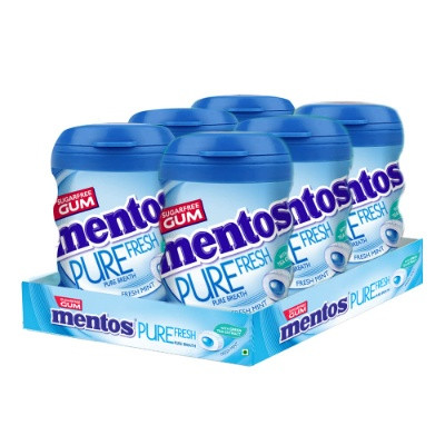 MENTOS PURE FRESH MINT CHEWING GUM 15.6G