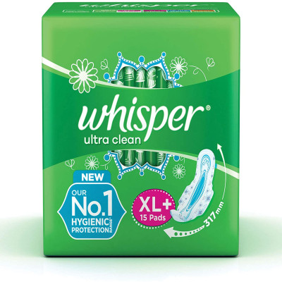 WHISPER ULTRA SKIN LOVE SOFT XL 15 PADS