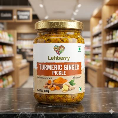 LEHBERRY TURMERIC GINGER PICKLE 100G