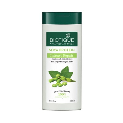 BIOTIQUE SOYA PROTEIN SHAMPOO+COND. 340ML