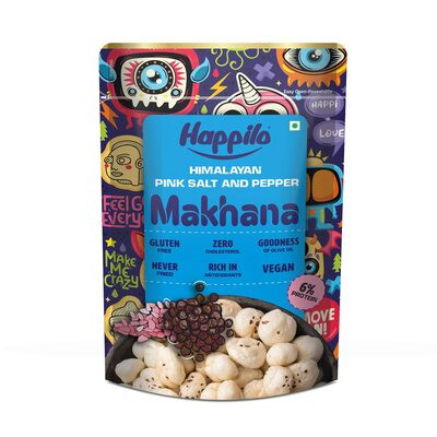 HAPPILO CREAM & ONION MAKHANA 60G