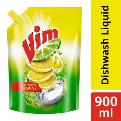 VIM DROP LIQUID POUCH 900ML
