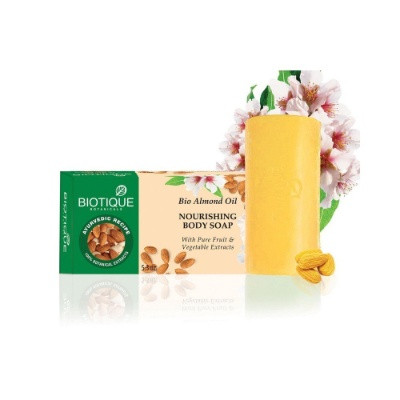 BIOTIQUE ALMOND OIL BODY SOAP 150G