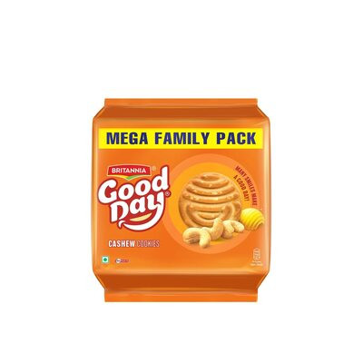 BRITANNIA GOOD DAY CASHEW COOKIES FAMILY PACK 1KG