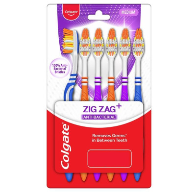 COLGATE ZIGZAG TOOTHBRUSH BUY 6 RS 135