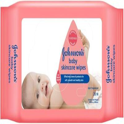 JOHNSONS BABY SKINCARE WIPES 20N