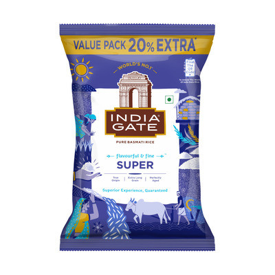 INDIA GATE PURE BASMATI RICE SUPER 2KG