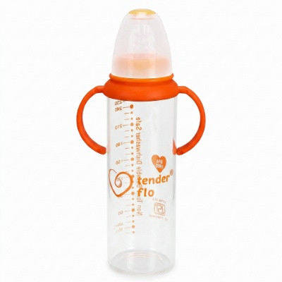TENDER FLO GLASS FEEDER WITH HANDLE 250ML