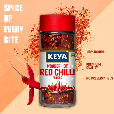 KEYA RED CHILLI FLAKES 40G