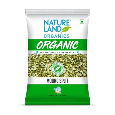 NATURE LAND ORGANIC MOONG SPLIT 1KG