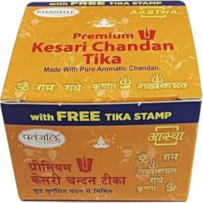 PATANJALI AASTHA PREMIUM KESARI CHANDAN TIKA 60G