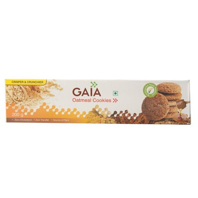 GAIA OATMEAL COOKIES 200 GM