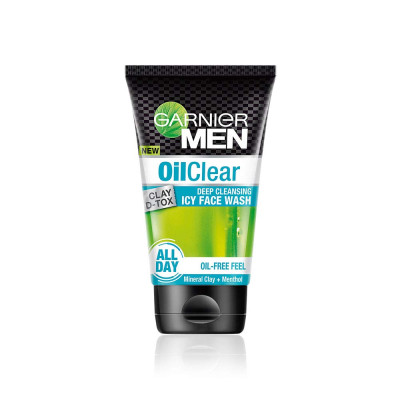 GARNIER MEN OIL CLEAR DEEP CLEANSING FACEWASH 100G