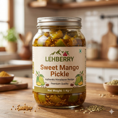 LEHBERRY SWEET MANGO PICKLE 1 KG