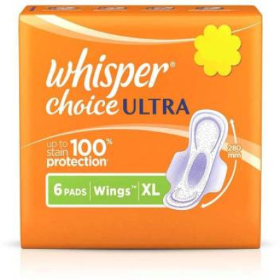 WHISPER CHOICE XL 6 PADS 280MM