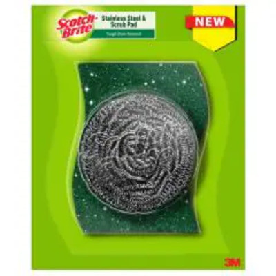 SCOTCH BRITE STAINLESS STEEL &SCRUB PAD RS30
