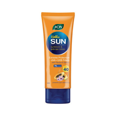 JOY HELLO SUN SUNBLOCK & ANTI TAN LOTION SPF40