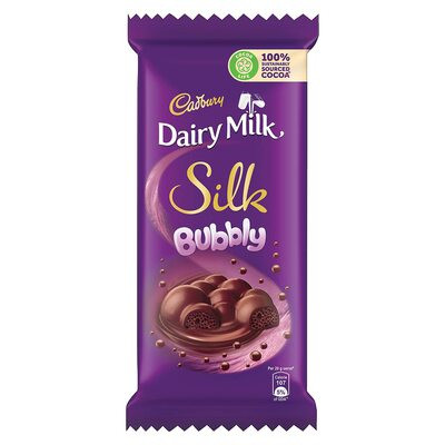 CADBURY DAIRY MILK SILK BUBBLY 120G