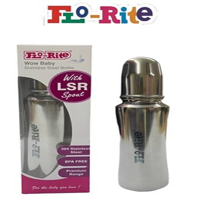 FLORITE WOW BABY STAINLESS STEEL SIPPER 240ML