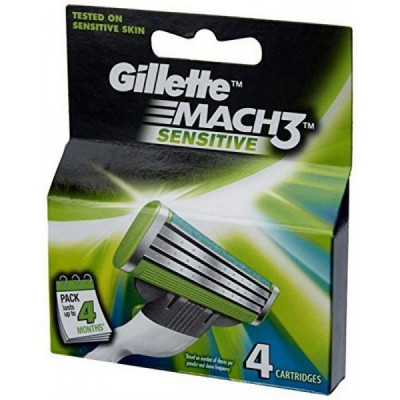 GILLETTE MACH3 SENSITIVE 4 CRTS