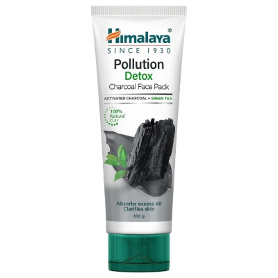 HIMALAYA POLLUTION DETOX CHARCOAL FACE PACK 100G