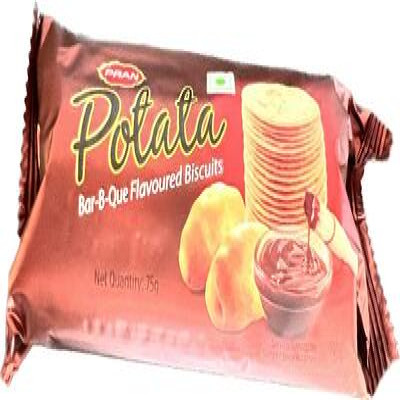 PRAN POTATA BAR-B-QUE BISCUIT 75G