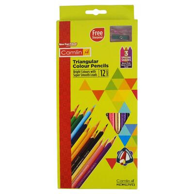 CAMLIN COLOUR PENCILS 12 SHADES