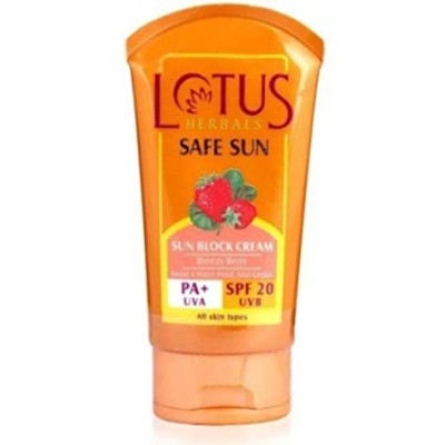 LOTUS SUN BLOCK CREAM BREEZY BERRY SPF 20 (50G)
