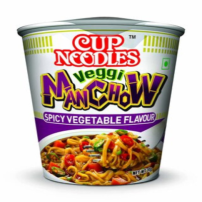 CUP NOODLES VEGGI MANCHOW SPICY VEGETALE FLAVOUR