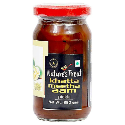 NATURE KHATTA MEETHA PICKLE 400G
