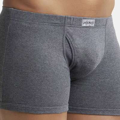 JOCKEY BOXER BRIEF GREY MEL S 8009  2PCS