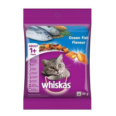 WHISKAS OCEAN FISH 1+YEARS 50G