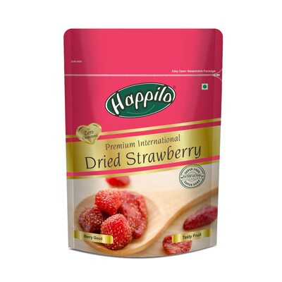 HAPPILO PREMIUM DRIED STRAWBERRY 200G