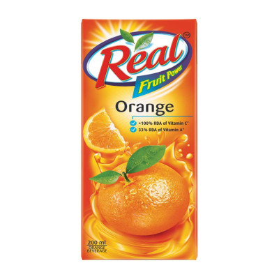 REAL FRUIT POWER ORANGE JUICE 180ML