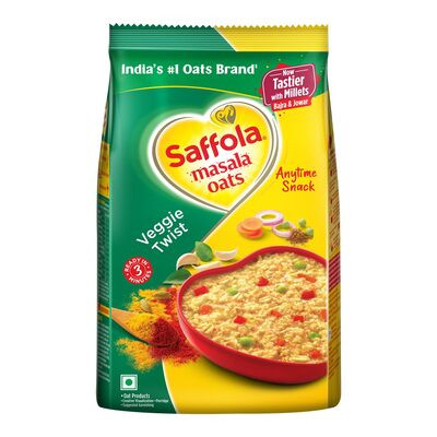 SAFFOLA MASALA OATS VEGGIE TWIST 500G