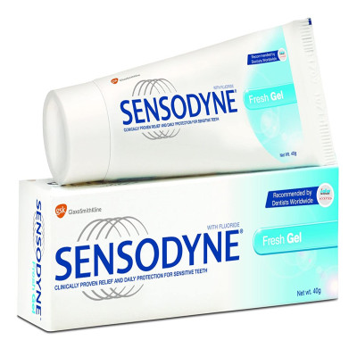 SENSODYNE FRESH GEL FLOURIDE TOOTHPASTE 40G