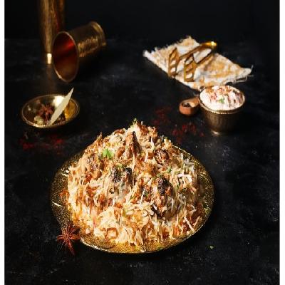 Afghani Chicken Tikka Biryani [Boneless, Serves 1]