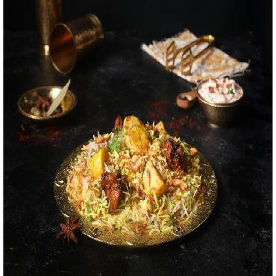 Hyderabadi Chicken Biryani [Boneless, Serves 2]