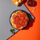 Pepperoni Pull Apart Garlic Bread. ( Pork )