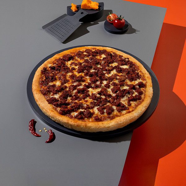 Laal Maas Pan Pizza