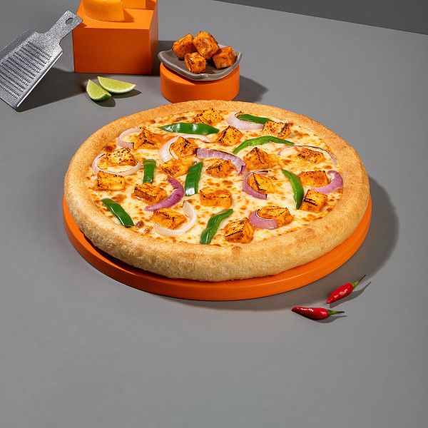 Paneer Tikka Twist Pan Pizza