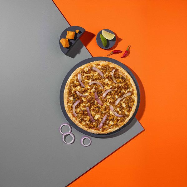 Chicken Keema Khansaa Pizza