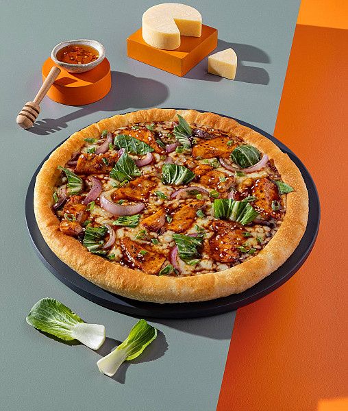 The Beijing Roast Chicken Pan Pizza.