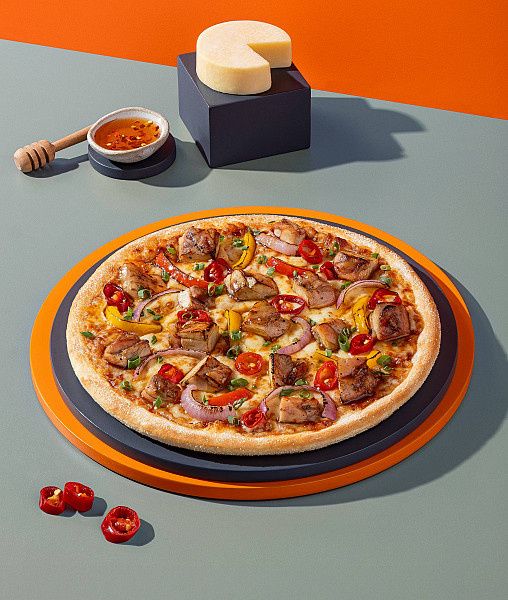 Hot Honey Chicken Pizza.