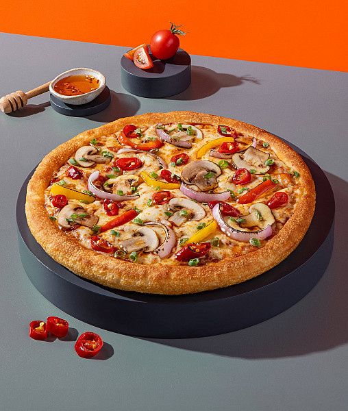 Amalfi Sun Kissed Pan Pizza.