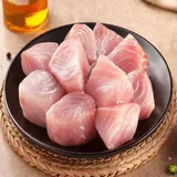 Premium Fresh River Sole Curry Cut / Cubes - 500g