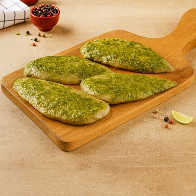 Marinated Pesto Breast Sliced (300g)